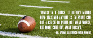 Invest in a coach